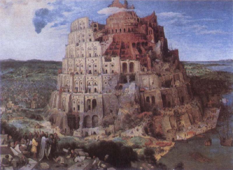 BRUEGHEL, Pieter the Younger The Tower of Babel oil painting picture